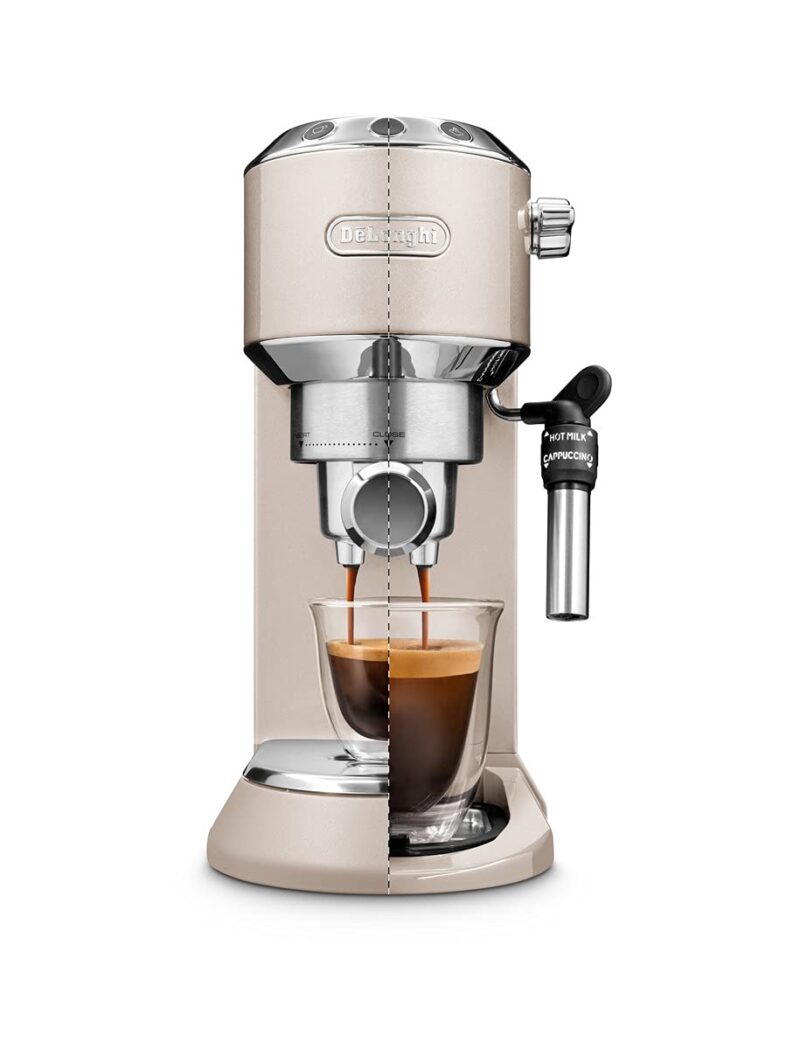 De’Longhi Dedica Style EC685M – 15-Bar Pump Espresso & Cappuccino Machine with Adjustable Cappuccino System, Slim 15 cm Silver Design - Image 54