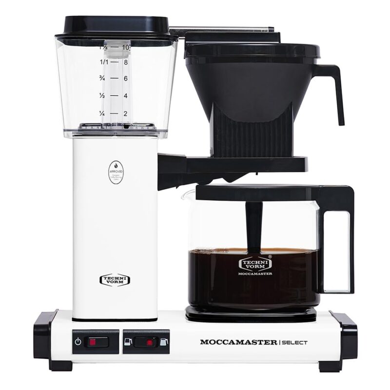 Moccamaster KBG Select Drip Coffee Maker – 1.25 L, Quantity Selector, UK Plug, Off-White - Image 8