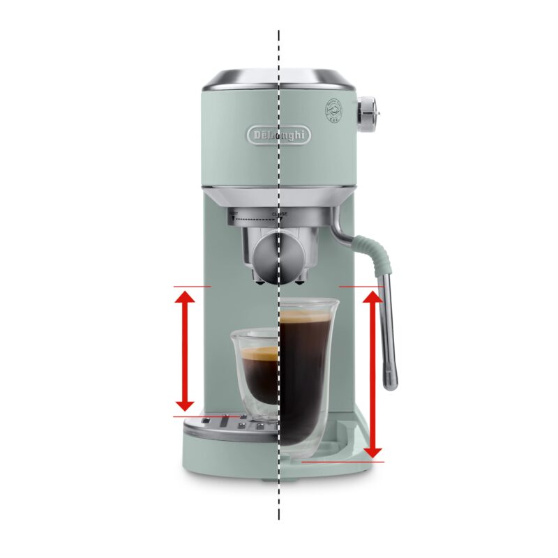 De’Longhi Dedica Style EC685M – 15-Bar Pump Espresso & Cappuccino Machine with Adjustable Cappuccino System, Slim 15 cm Silver Design - Image 38