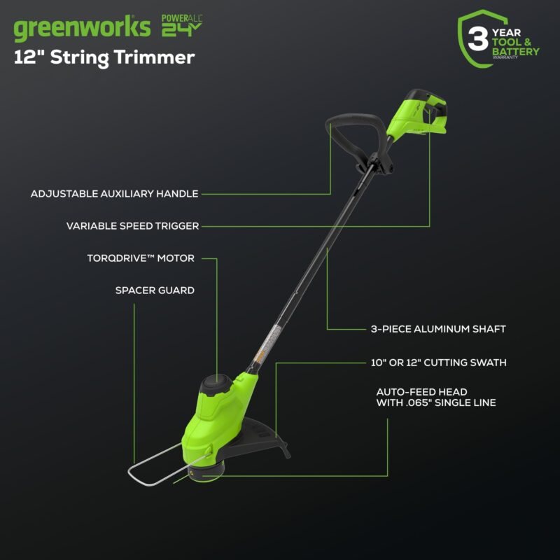 Greenworks 48V Brushless Cordless Push Lawn Mower – 17″ (43 cm) Deck, Dual 4.0 Ah Batteries & Rapid Charger, 45 Min Runtime - Image 92