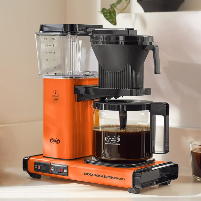 Moccamaster KBG Select Drip Coffee Maker – 1.25 L, Quantity Selector, UK Plug, Off-White - Image 48