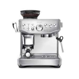 Sage Barista Express Impress – Bean-to-Cup Espresso Machine with 25-Setting Grinder & Milk Frother, Brushed Stainless Steel