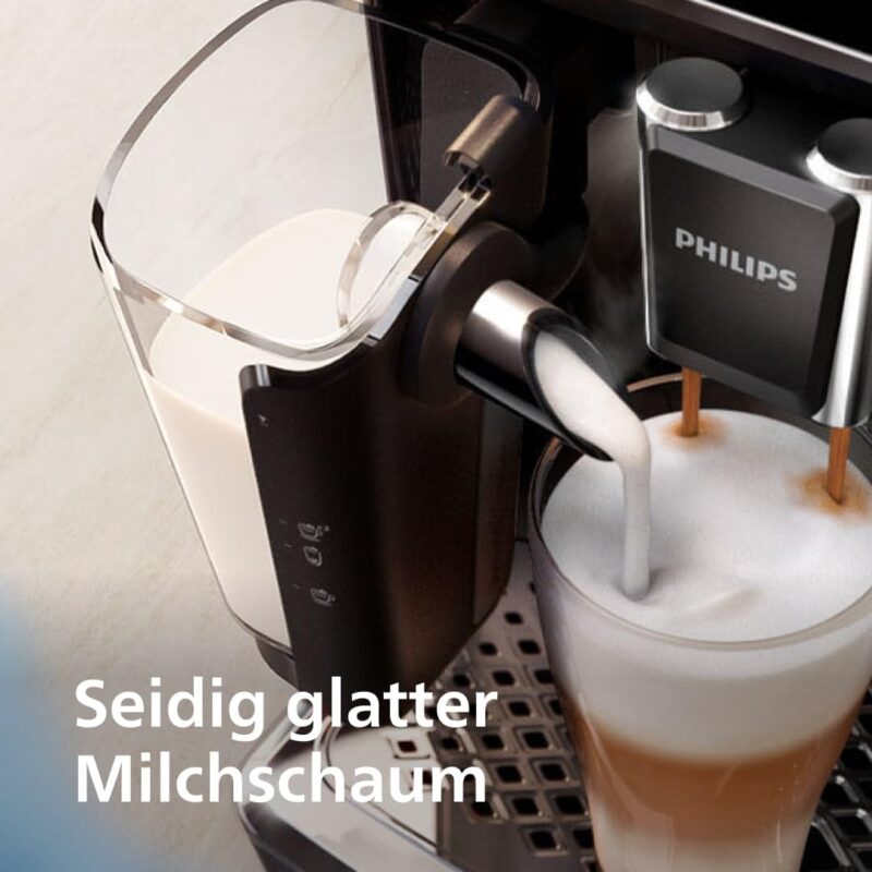 Philips Series 5400 LatteGo Fully Automatic Coffee Machine – 12 Drinks, TFT Touch Display, Built-in Grinder, EP5441/50 Black - Image 12