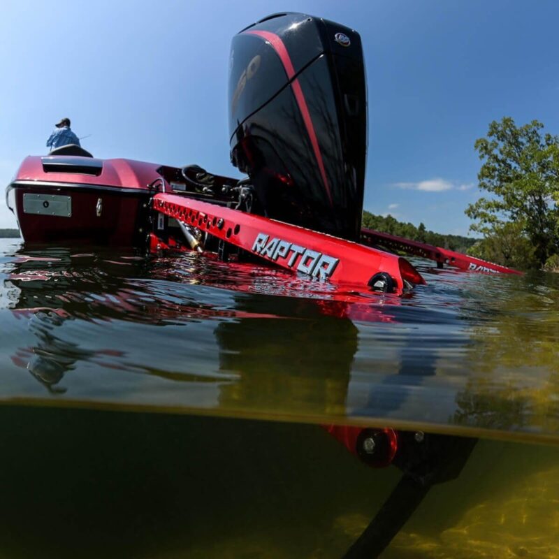 Minn Kota 1810631 Raptor 10 ft Active Hydraulic Shallow Water Anchor, White - Image 8