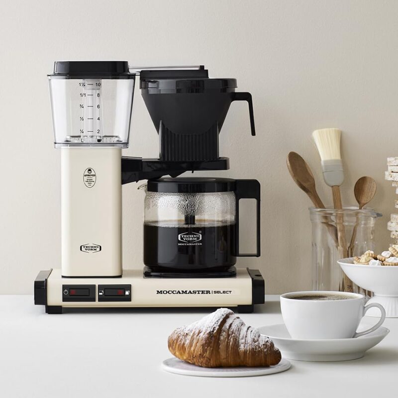Moccamaster KBG Select Drip Coffee Maker – 1.25 L, Quantity Selector, UK Plug, Off-White - Image 63