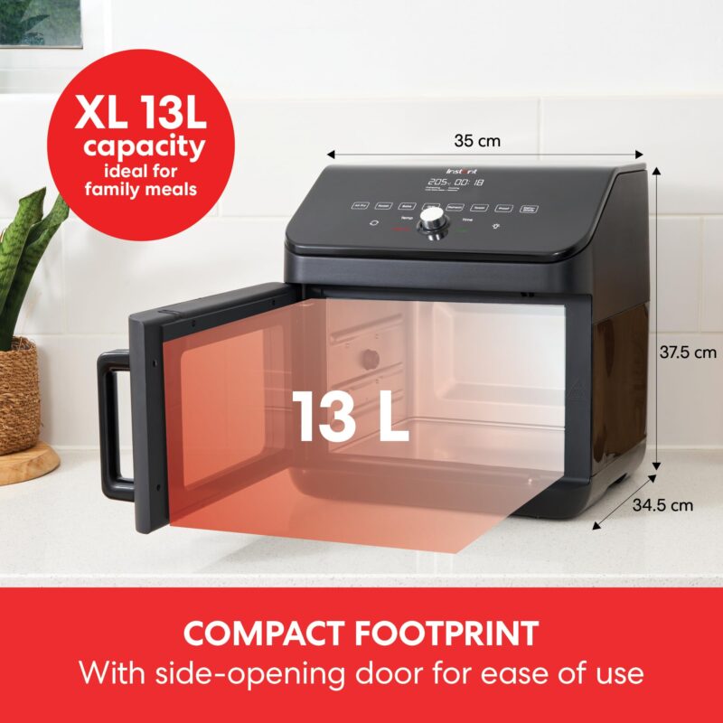 Instant Pot VersaZone Dual Air Fryer 8.5L – Double Basket with Divider, 8-in-1 Smart Cooking, Energy Saving, Easy Clean, Black Stainless Steel - Image 18