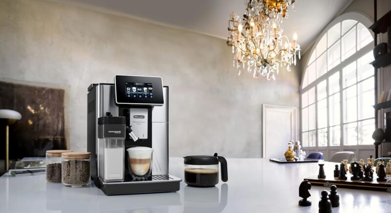 De’Longhi Primadonna Soul ECAM610.75.mb – Fully Automatic Bean-to-Cup Espresso & Cappuccino Maker with Bean Adapt Tech, 4.3″ TFT, 2.2 L Tank (Black/Silver) - Image 6