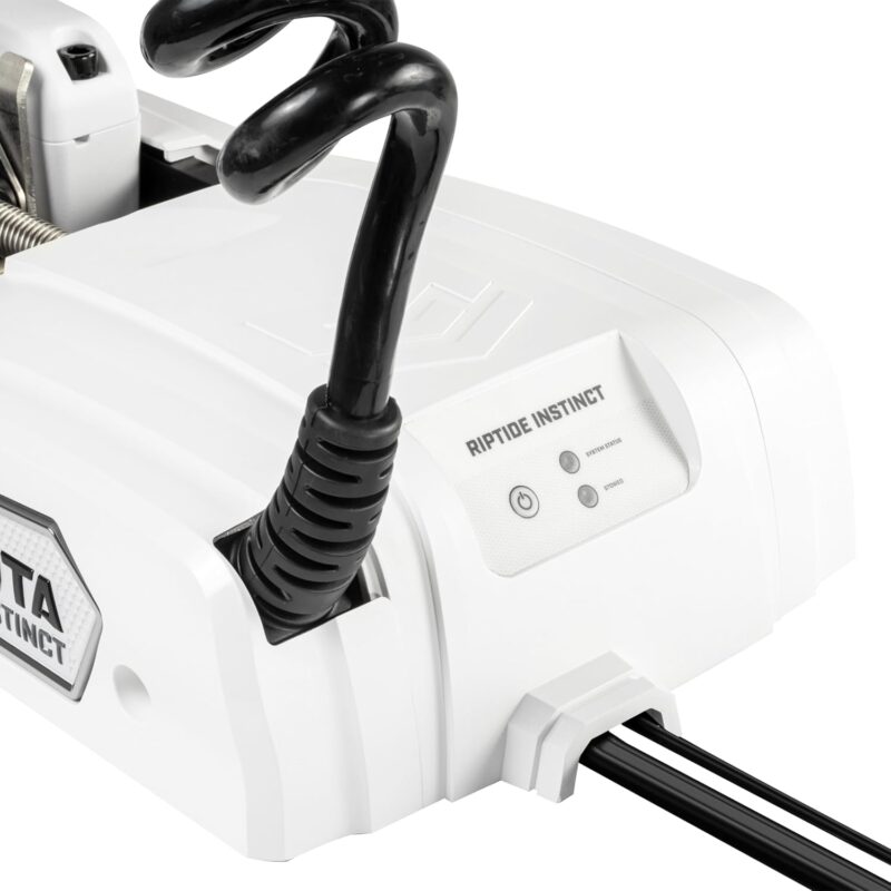 Minn Kota 1358562 Riptide Instinct Quest 90/115 lb Thrust Brushless Bow-Mount Trolling Motor with Spot-Lock®, 87″ Shaft, Wireless Remote, White - Image 7