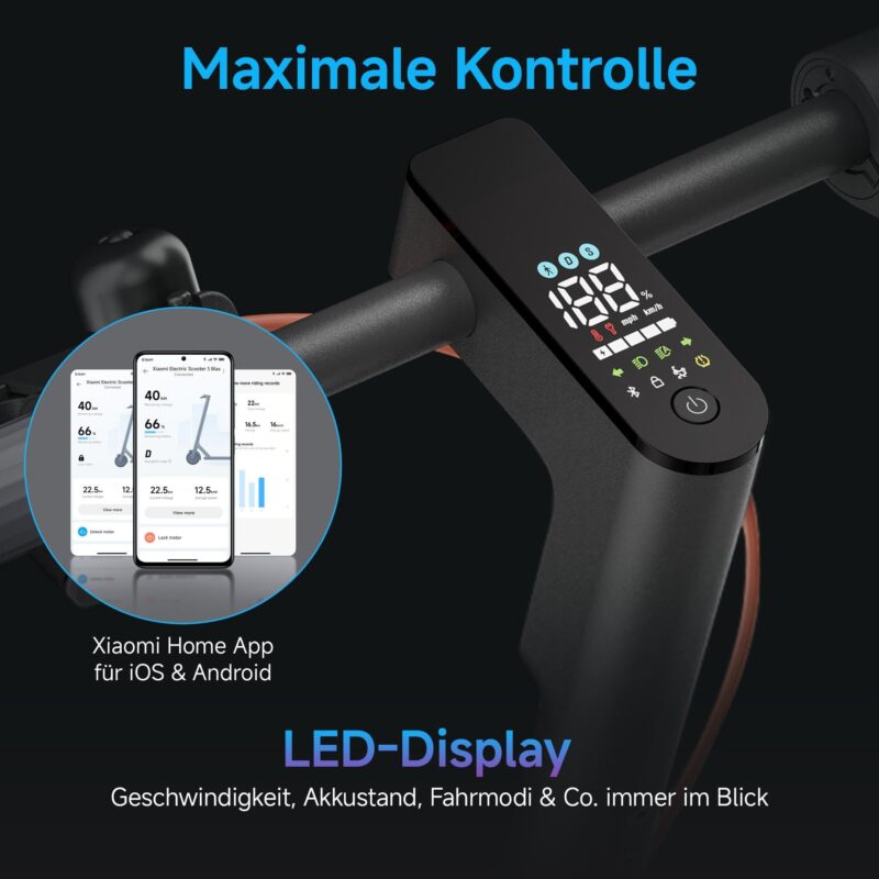 Xiaomi Electric Scooter 5 Series – 60 km Range, 20 km/h Speed, Dual Brakes, App Control, Road-Legal EU E-Scooter for Adults - Image 77