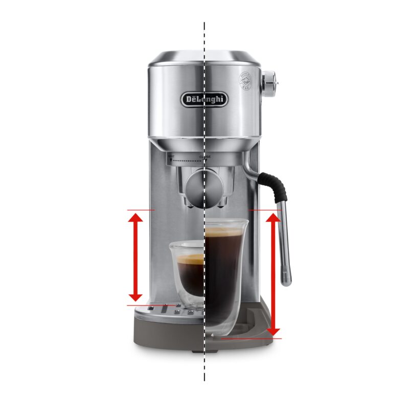 De’Longhi Dedica Style EC685M – 15-Bar Pump Espresso & Cappuccino Machine with Adjustable Cappuccino System, Slim 15 cm Silver Design - Image 45