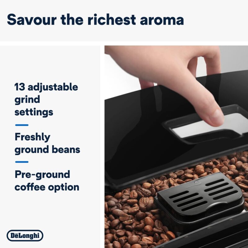 De'Longhi Magnifica S Automatic Bean-to-Cup Coffee Machine – ECAM22.110.B - Image 3