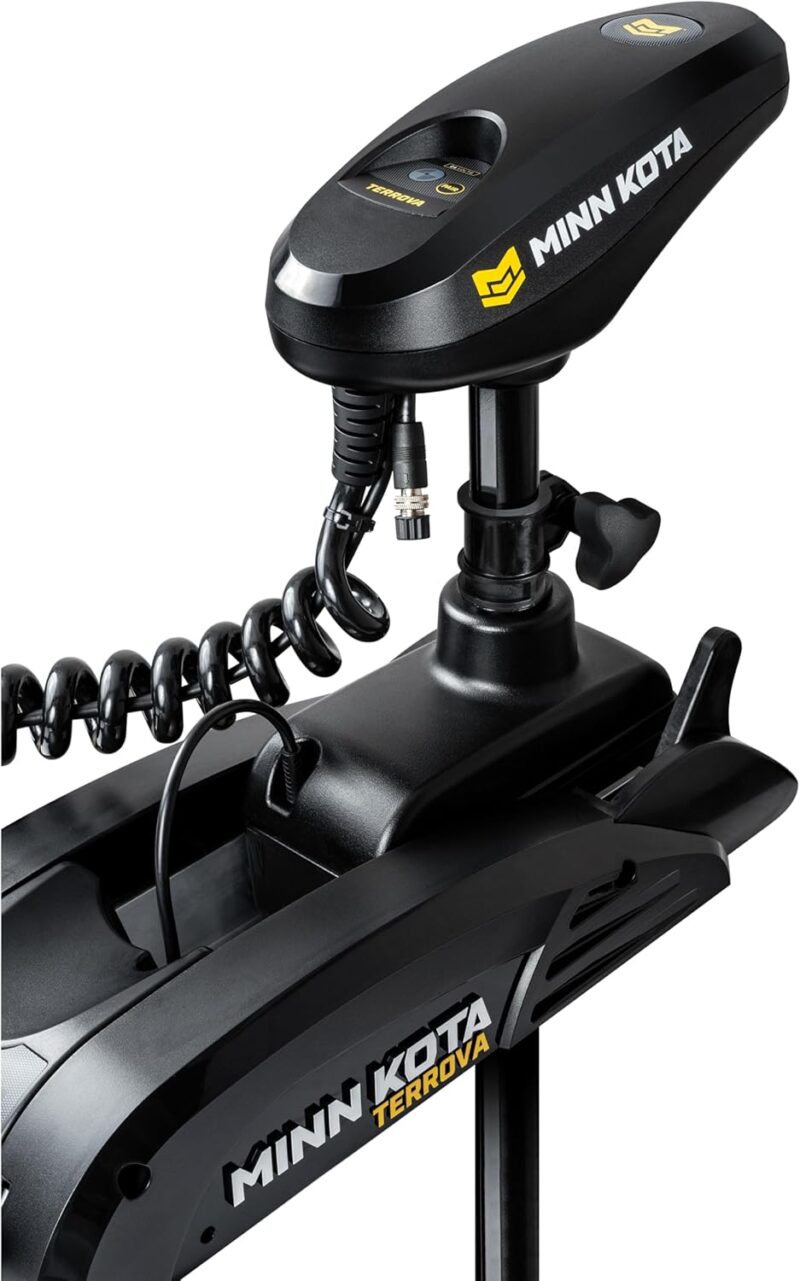 Minn Kota 1358356 Terrova 55 lb Thrust Bow-Mount Trolling Motor with Spot-Lock®, Dual Spectrum CHIRP Sonar, Wireless Remote, 54″ Shaft, Freshwater - Image 2