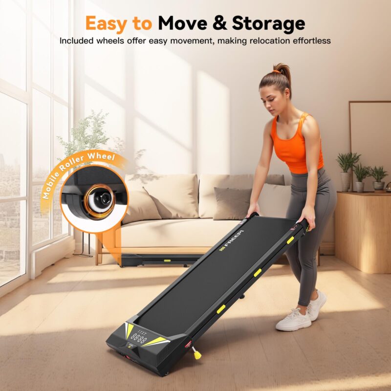 Sperax 3-in-1 Under-Desk Walking Pad – App & Remote-Controlled Vibration Treadmill, 2.5 HP Quiet Motor, 9% Auto-Incline (Red) - Image 37