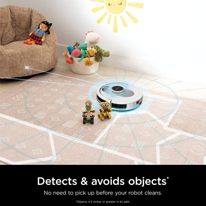 Shark AI Ultra Robot Vacuum – Self-Emptying, Smart Mapping, Matrix Clean, 60-Day XL Base, Pet Hair Pickup, Voice/App Control, LiDAR Navigation for Carpet & Hard Floors - Image 7