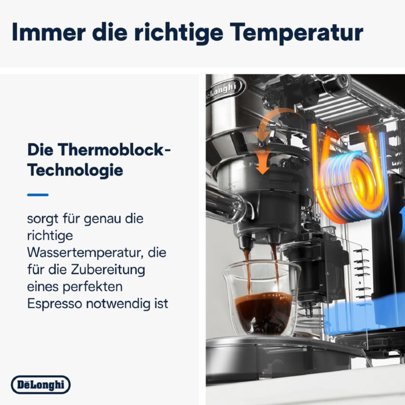 De'Longhi Dedica Style EC685.M Espresso Machine – Slim 15 cm Design, Milk Frother, 15-Bar Pressure, 1L Water Tank, Compatible with Ground Coffee & ESE Pods, Stainless Steel - Image 63