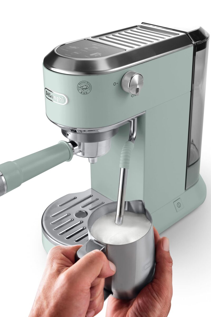 De’Longhi Dedica Style EC685M – 15-Bar Pump Espresso & Cappuccino Machine with Adjustable Cappuccino System, Slim 15 cm Silver Design - Image 35