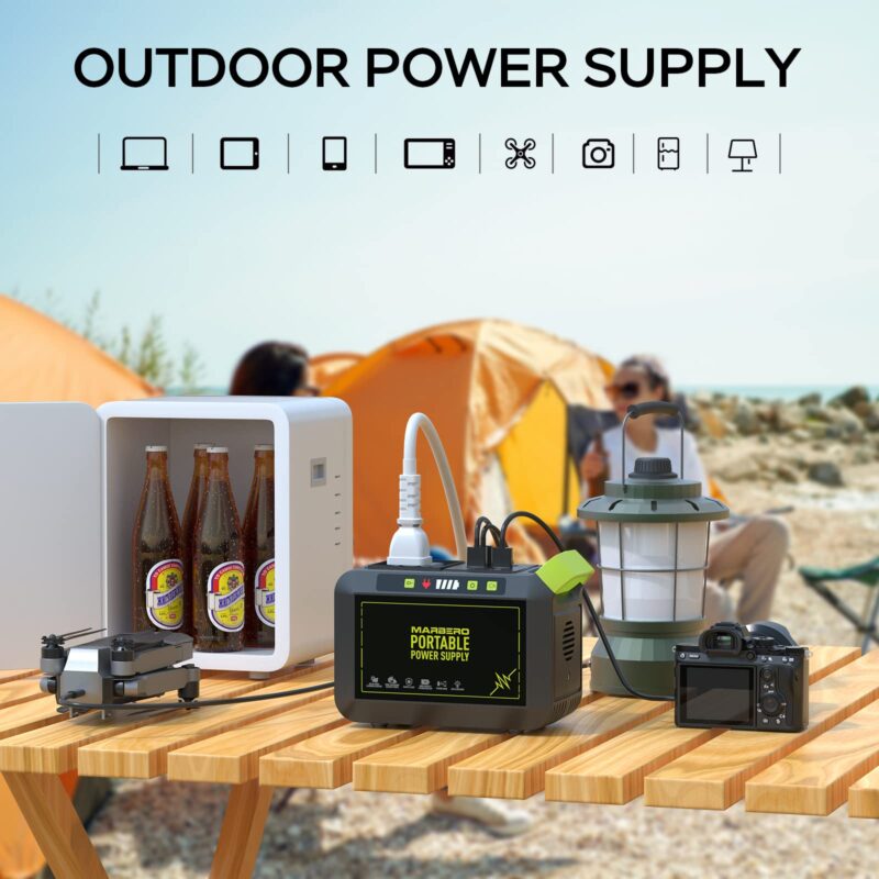 MARBERO M82 Portable Power Station – 88Wh/24000mAh Lithium Battery | 80W AC Output | Solar Rechargeable Backup Power Bank for Camping, Emergency, RV & Outdoor Use - Image 60