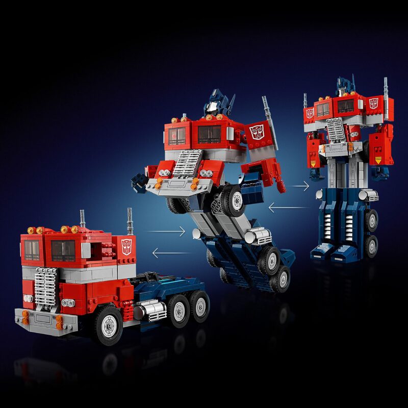 LEGO Icons Optimus Prime Transformers Set 10302 – 2-in-1 Robot and Truck Collectible Model Kit for Adults with Weapons & Accessories – Build & Display Autobot Leader – 1,508 Pieces - Image 8
