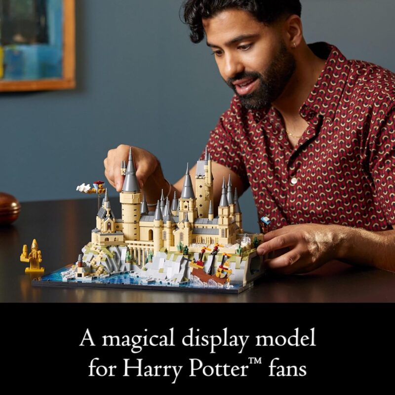 LEGO Harry Potter Hogwarts Castle and Grounds Set 76419 – Collectible Display Model Kit for Adults with 2,660 Pieces – Iconic Wizarding World Gift with Architect Minifigure - Image 6