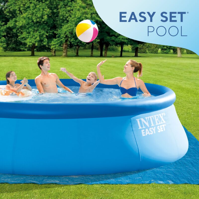 Intex 28167EH Easy Set Inflatable Pool Set – 15ft (4.57m) x 48in (122cm) Round Above Ground Pool with 1,000 GPH Pump, Ladder, Cover & Ground Cloth – 3,736 Gallon (14,141L) Capacity – 3-Ply PVC - Image 31