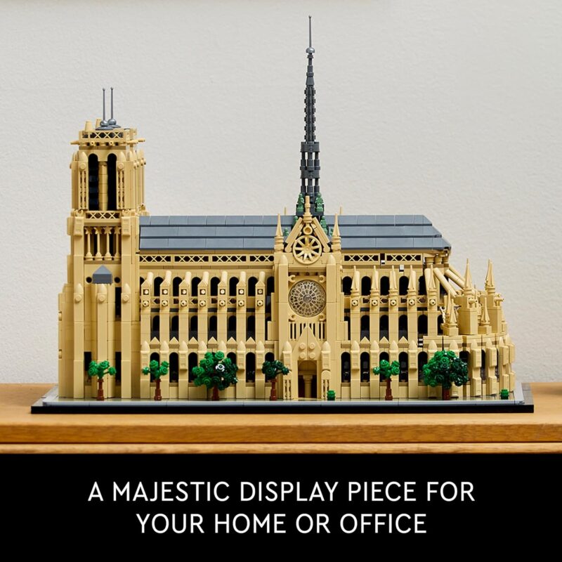 LEGO Architecture Notre-Dame de Paris 21061, Collectible Model Building Set for Adults, Historic Paris Landmark Replica, Gift for Architecture and Travel Lovers - Image 6