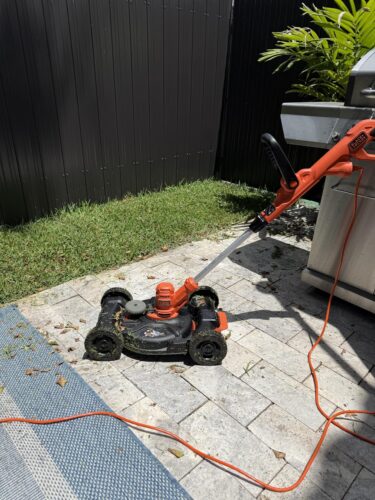 BLACK+DECKER 3-in-1 Corded Lawn Mower, String Trimmer & Edger, 12-Inch (BESTA512CM) photo review