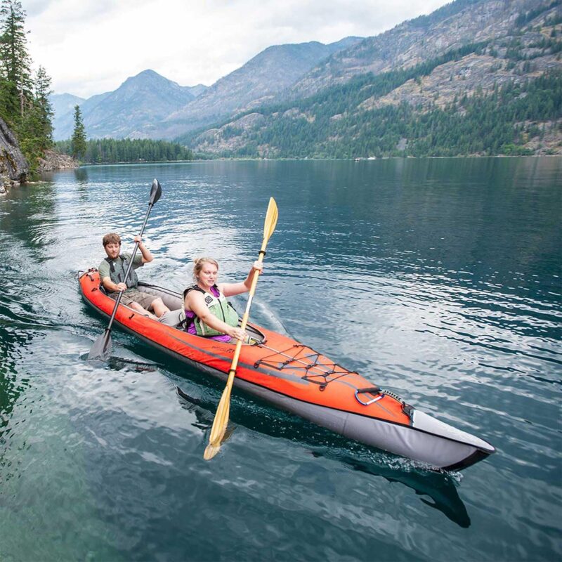 Advanced Elements AdvancedFrame® Convertible Elite 15′ Inflatable Kayak – Solo/Tandem, Rib-Frame & Drop-Stitch Performance - Image 5