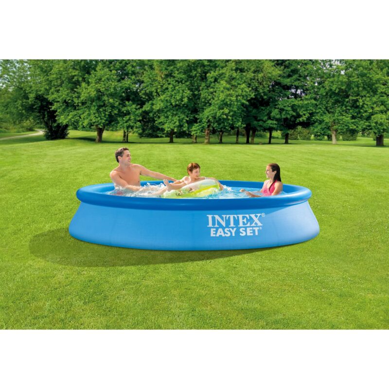 Intex 28167EH Easy Set Inflatable Pool Set – 15ft (4.57m) x 48in (122cm) Round Above Ground Pool with 1,000 GPH Pump, Ladder, Cover & Ground Cloth – 3,736 Gallon (14,141L) Capacity – 3-Ply PVC - Image 58