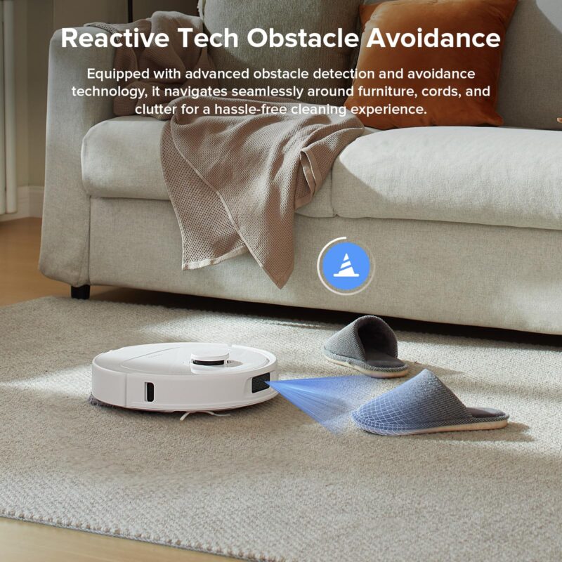 Roborock Qrevo Series Robot Vacuum and Mop – 8000Pa Suction, Dual Spinning Mops, LiDAR Navigation, Self-Emptying Dock, Smart App & Pet Hair Cleaning - Image 15