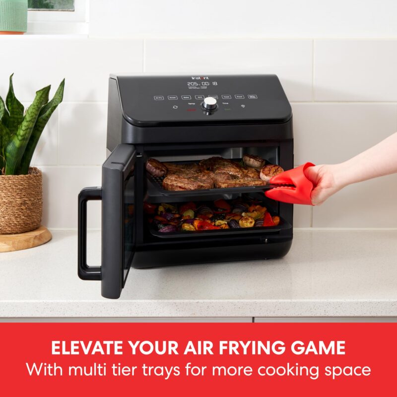 Instant Pot VersaZone Dual Air Fryer 8.5L – Double Basket with Divider, 8-in-1 Smart Cooking, Energy Saving, Easy Clean, Black Stainless Steel - Image 15