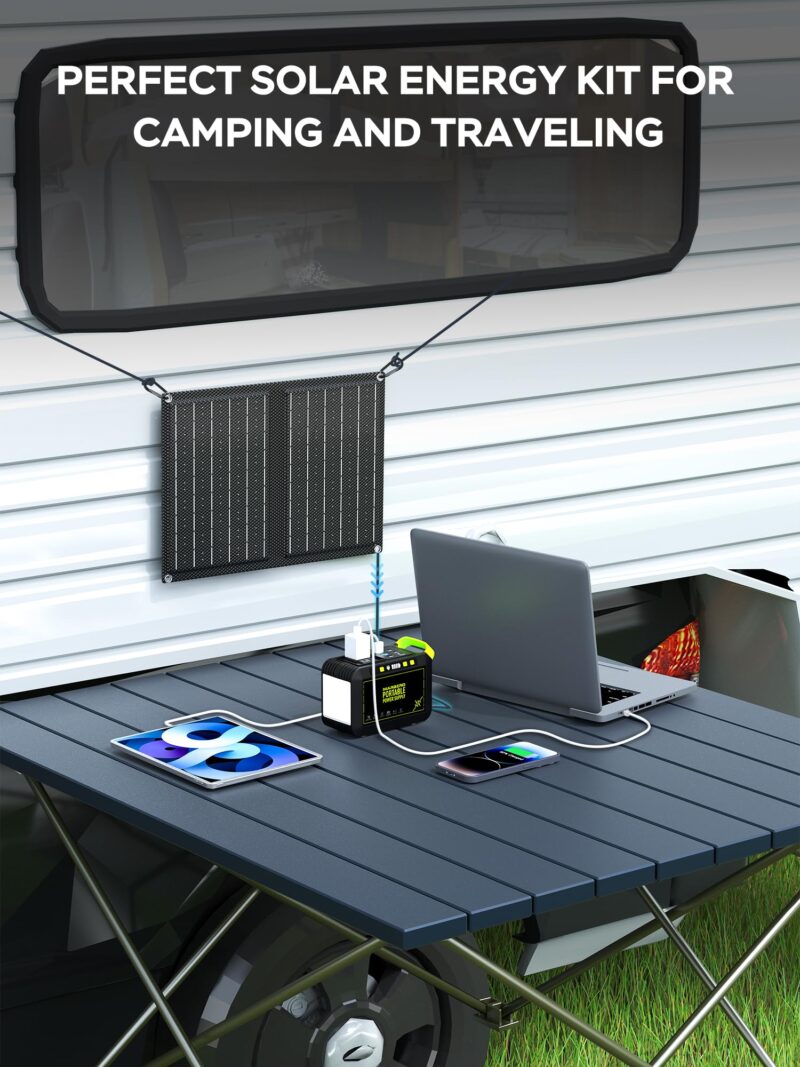 MARBERO M82 Portable Power Station – 88Wh/24000mAh Lithium Battery | 80W AC Output | Solar Rechargeable Backup Power Bank for Camping, Emergency, RV & Outdoor Use - Image 38