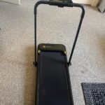 UREVO Smart 2-in-1 Folding Treadmill – 1–10 km/h, 120 kg Capacity, Safety Handle & Dual LED Displays, Remote & App Control, Compact 130×57×12 cm photo review