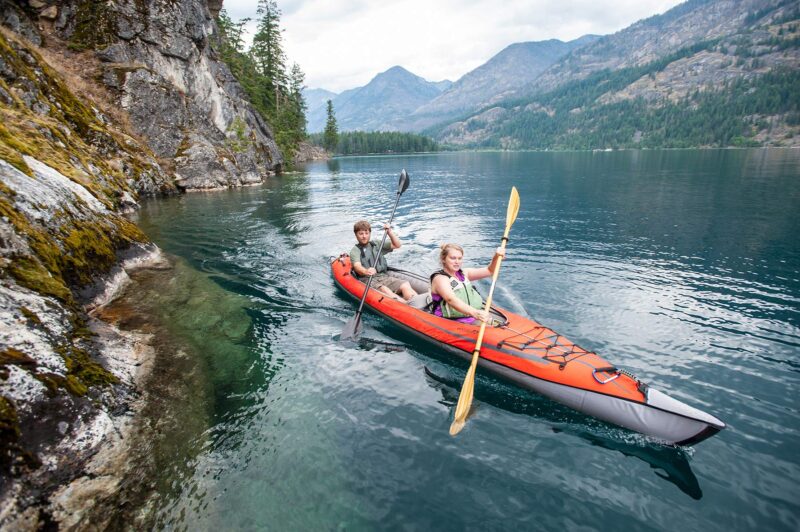 Advanced Elements AdvancedFrame® Convertible Elite 15′ Inflatable Kayak – Solo/Tandem, Rib-Frame & Drop-Stitch Performance - Image 8