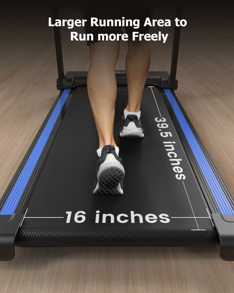 UREVO Under-Desk Walking Pad Treadmill – 0.6–6.2 MPH (1–10 km/h), 100 kg Capacity, Remote Control & LED Display, Foldable Compact Design - Image 13