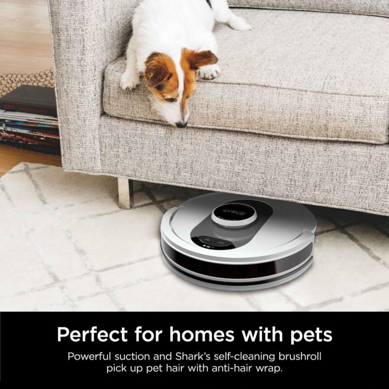 Shark AI Ultra Robot Vacuum – Self-Emptying, Smart Mapping, Matrix Clean, 60-Day XL Base, Pet Hair Pickup, Voice/App Control, LiDAR Navigation for Carpet & Hard Floors - Image 8