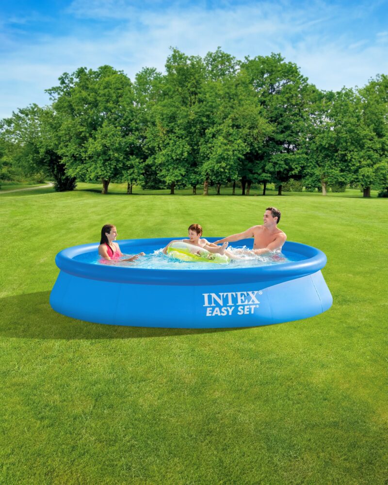 Intex 28167EH Easy Set Inflatable Pool Set – 15ft (4.57m) x 48in (122cm) Round Above Ground Pool with 1,000 GPH Pump, Ladder, Cover & Ground Cloth – 3,736 Gallon (14,141L) Capacity – 3-Ply PVC - Image 42