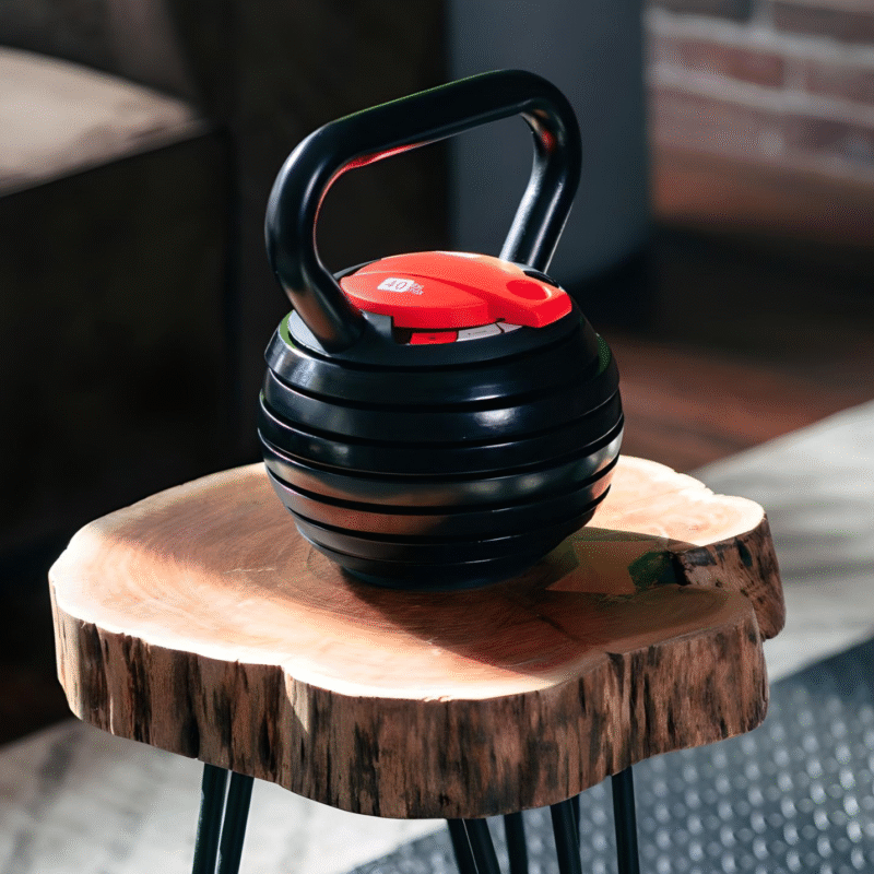 Adjustable 24kg Dumbbells Pair & 18kg Adjustable Kettlebell Package - Image 9