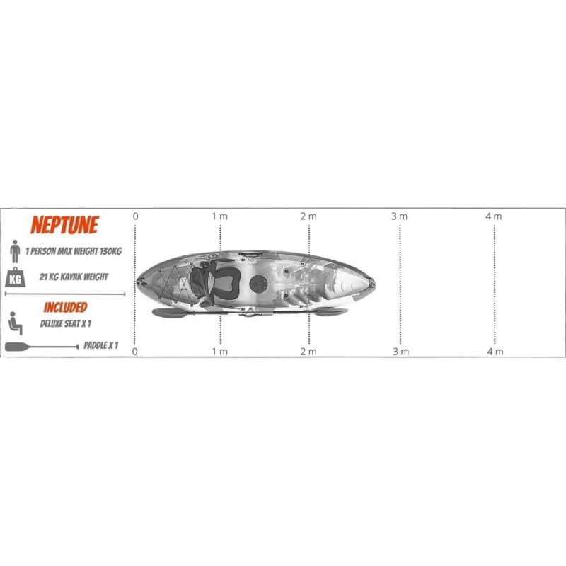 Cambridge Kayaks Neptune Single Sit On Top Kayak - Image 9