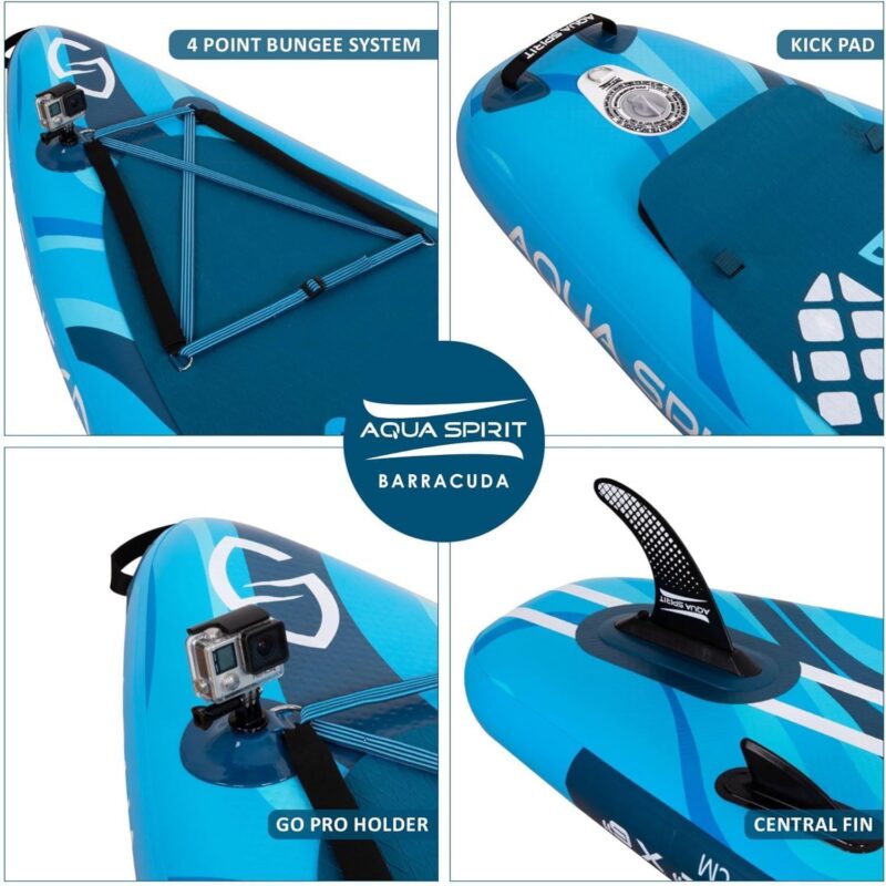 Aqua Spirit Barracuda iSUP/Kayak Inflatable Stand Up Paddle Board 2025 - Image 3